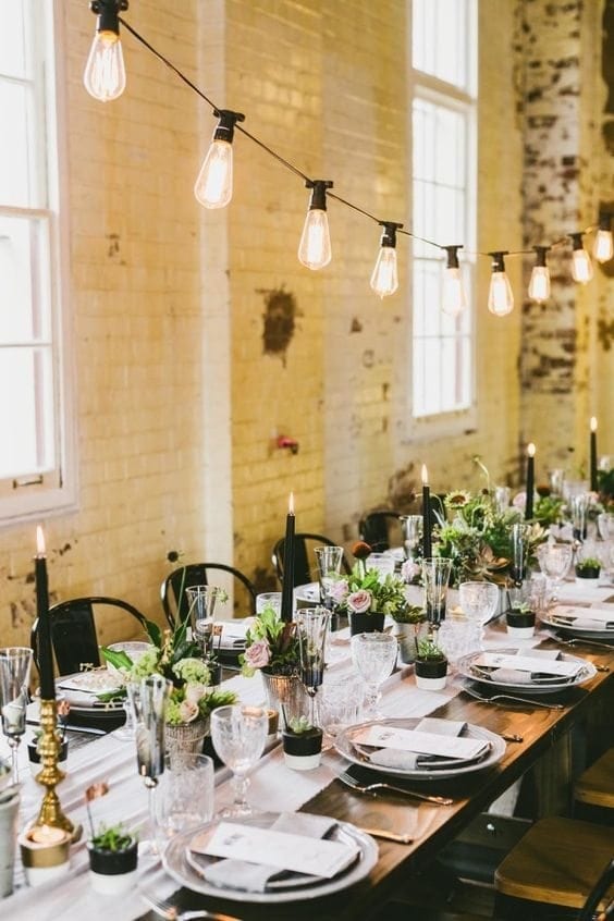 DIY Wedding - Industrial Chic Decor Ideas + Inspiration