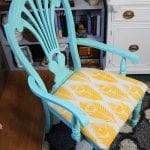 Coastal Shabby Chic Wood Chair Furniture Makeover