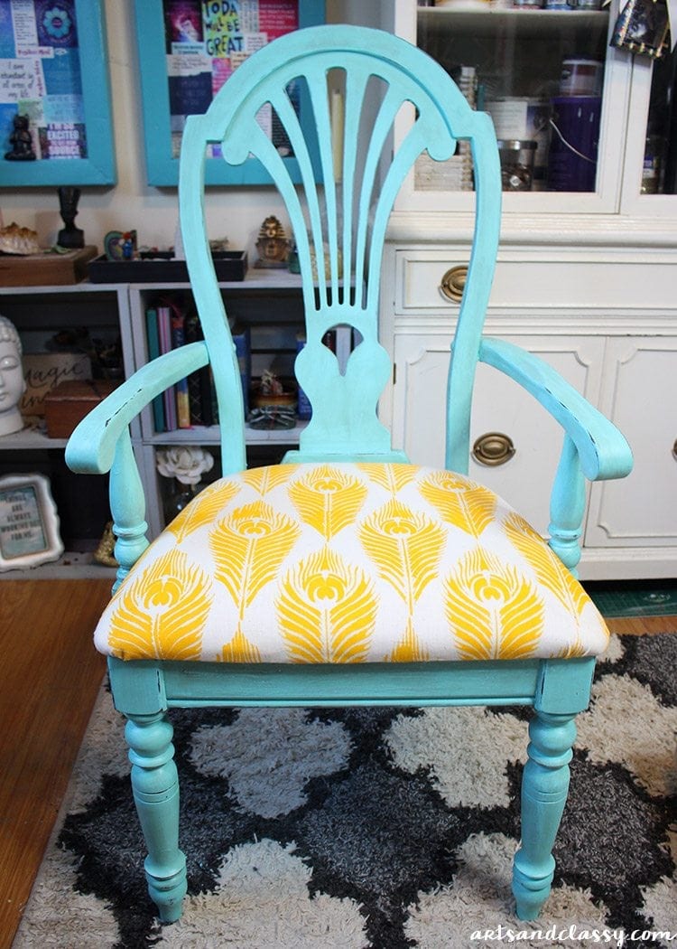 Coastal Shabby Chic Wood Chair Furniture Makeover