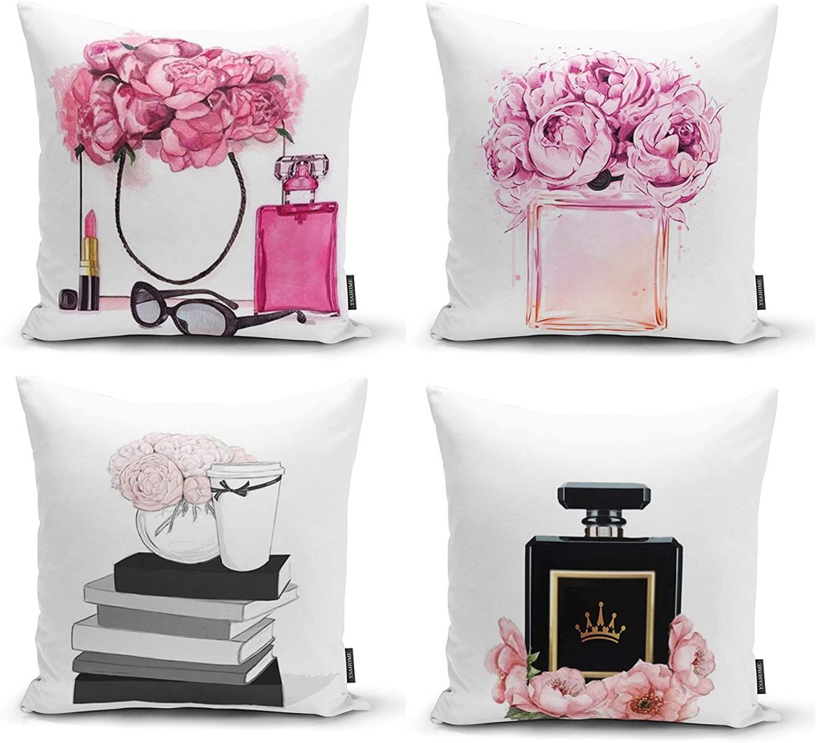 Glam Spring Decor - Spring Decorating Ideas On a Budget - Glam Decorative Throw Pillow Covers