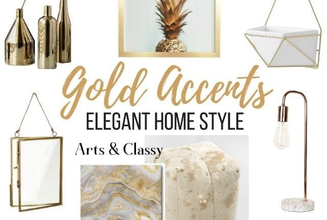 Find gorgeous gold home accents and accessories for your decor. These are some of my favorite gold home decor pieces, all at very affordable rates.