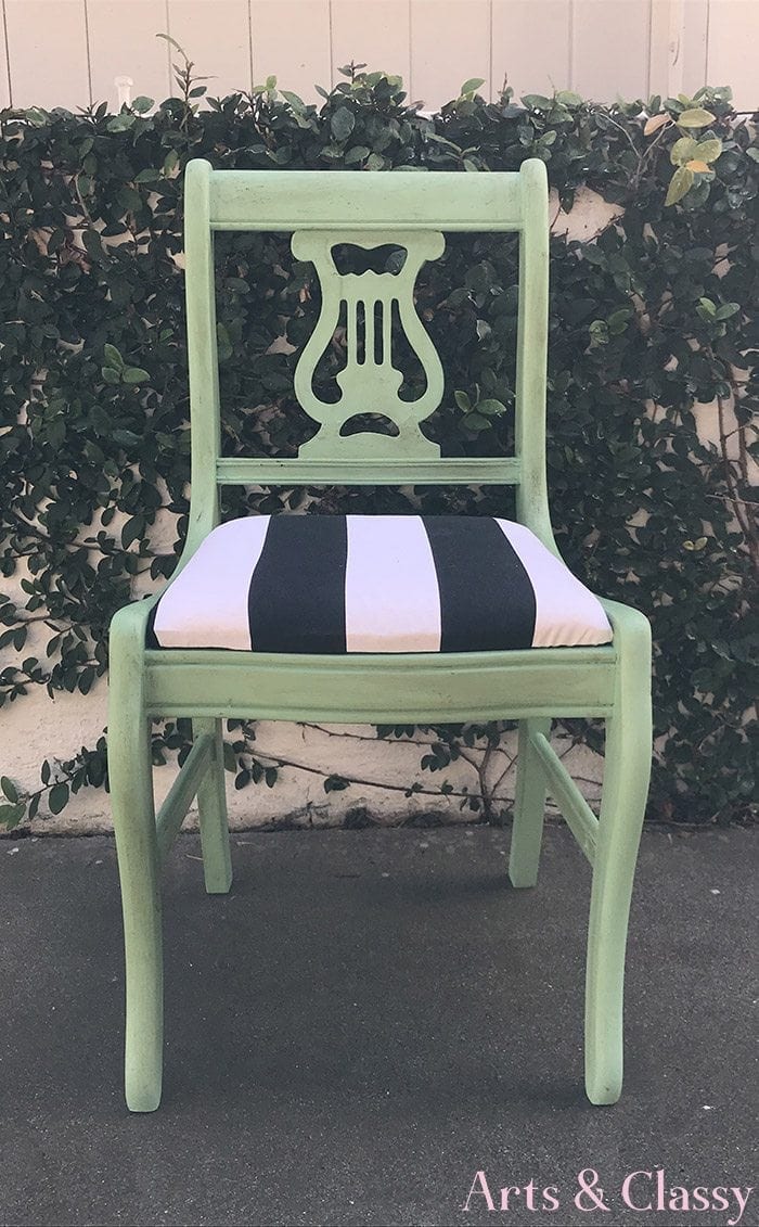A Lyre Chair Find Gets A Colorful Makeover (With Photos)