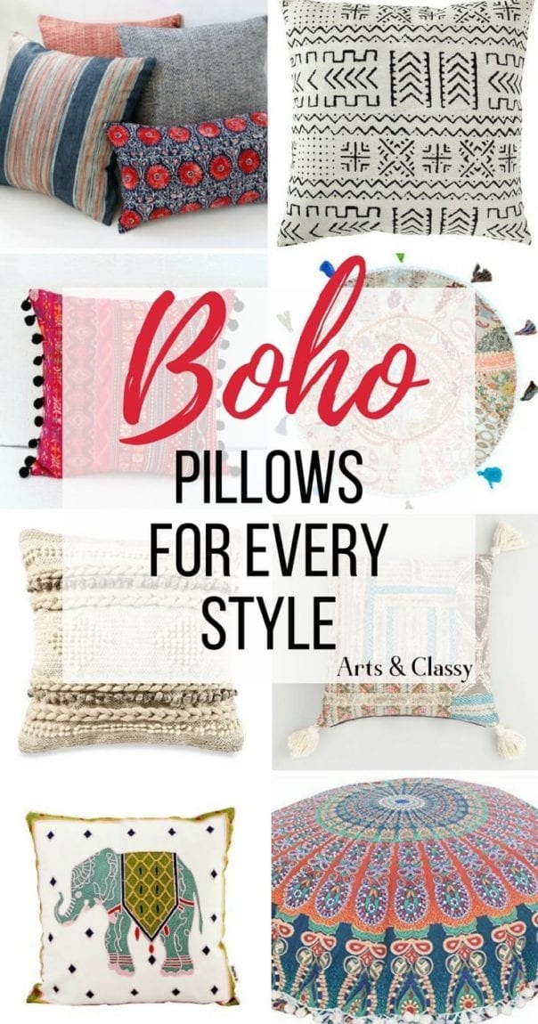 Boho Accent Pillows - Get the Look on 