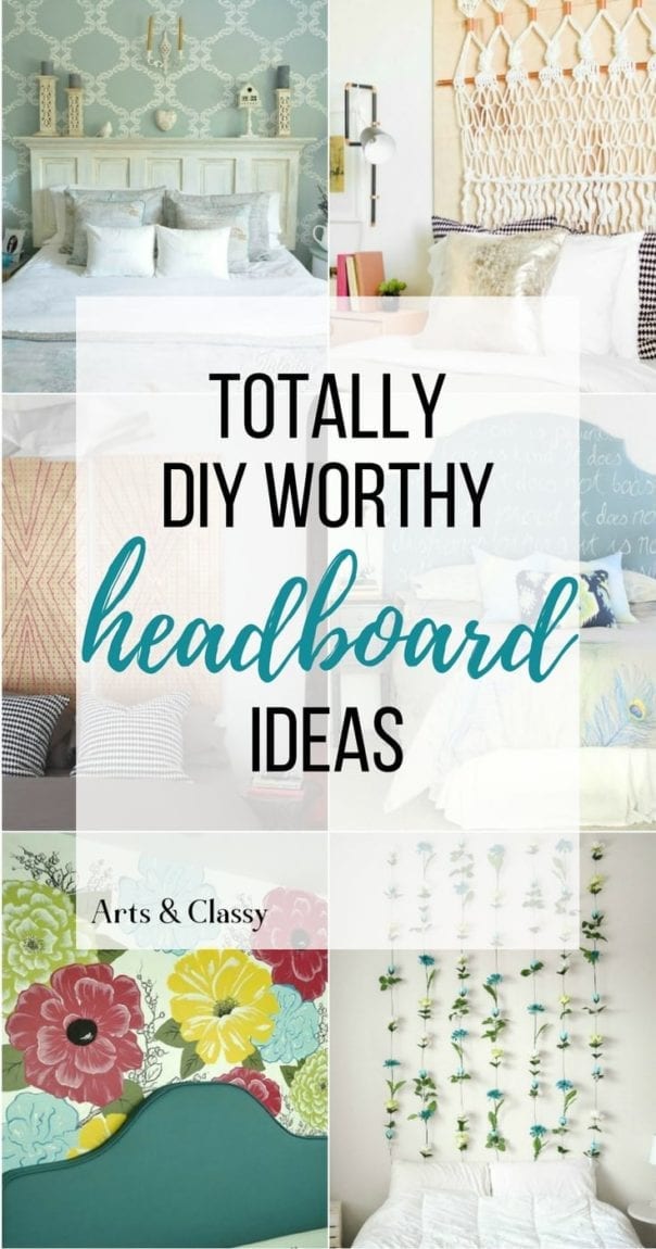 Surprisingly Easy Diy Headboards Arts, Wall Stencil Headboard Ideas