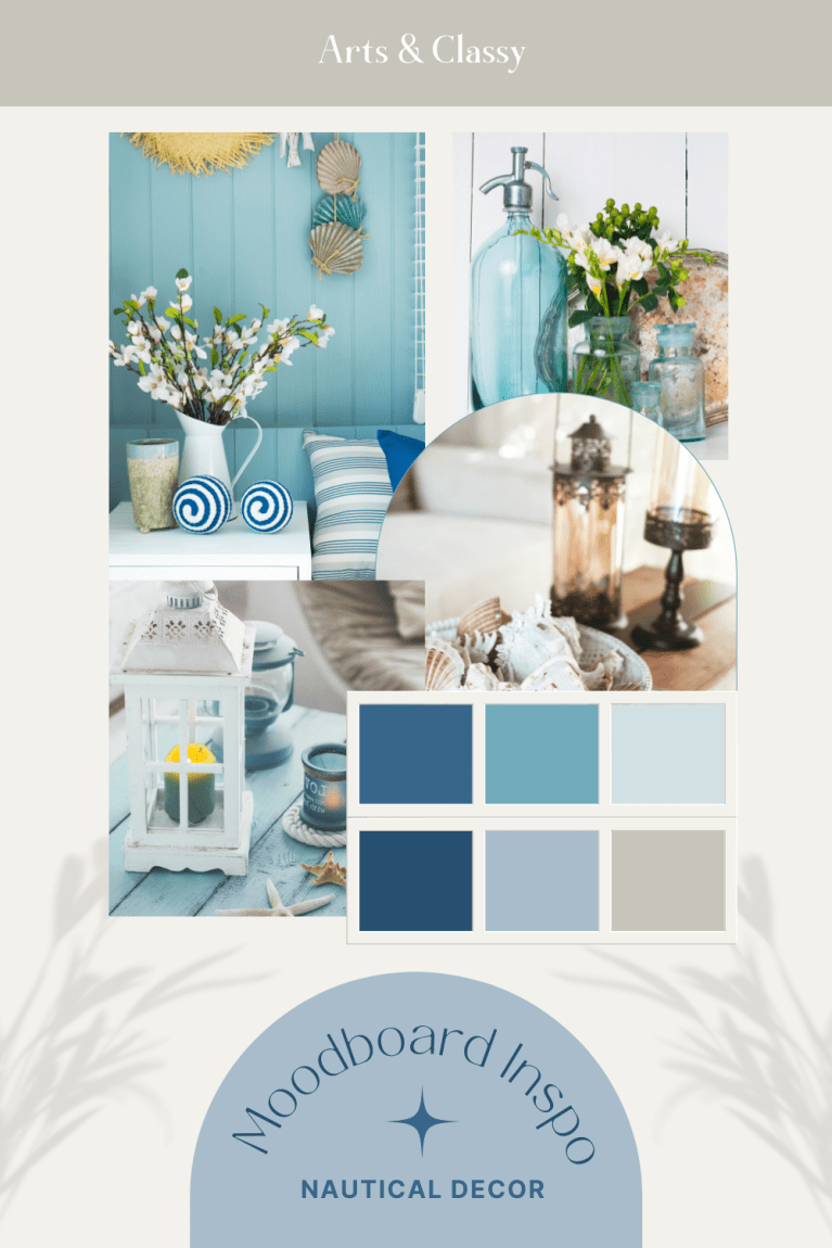Nautical Furniture Flips and Decor Color Palette Inspiration