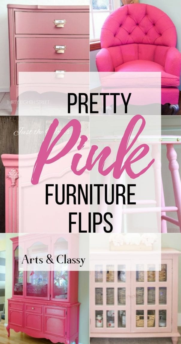 Pretty Pink Furniture Makeover Projects