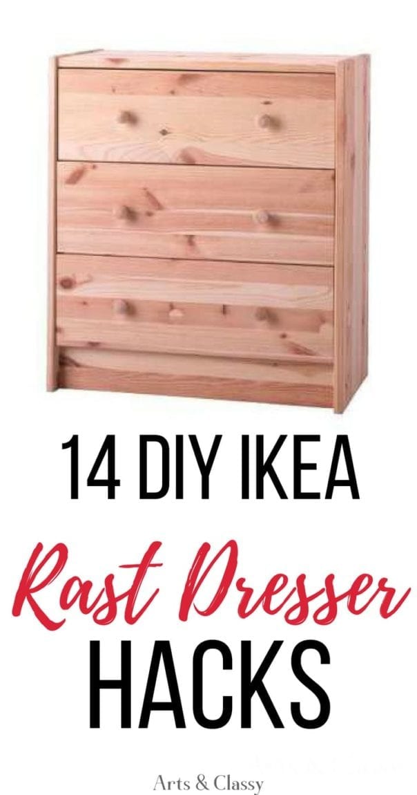 Get ready for some serious DIY furniture inspiration with these 14 Ikea Rast hacks. Grab an inexpensive wooden dresser and give it a complete makeover with paint and new hardware. These creative Ikea Rast transformations will blow you away!