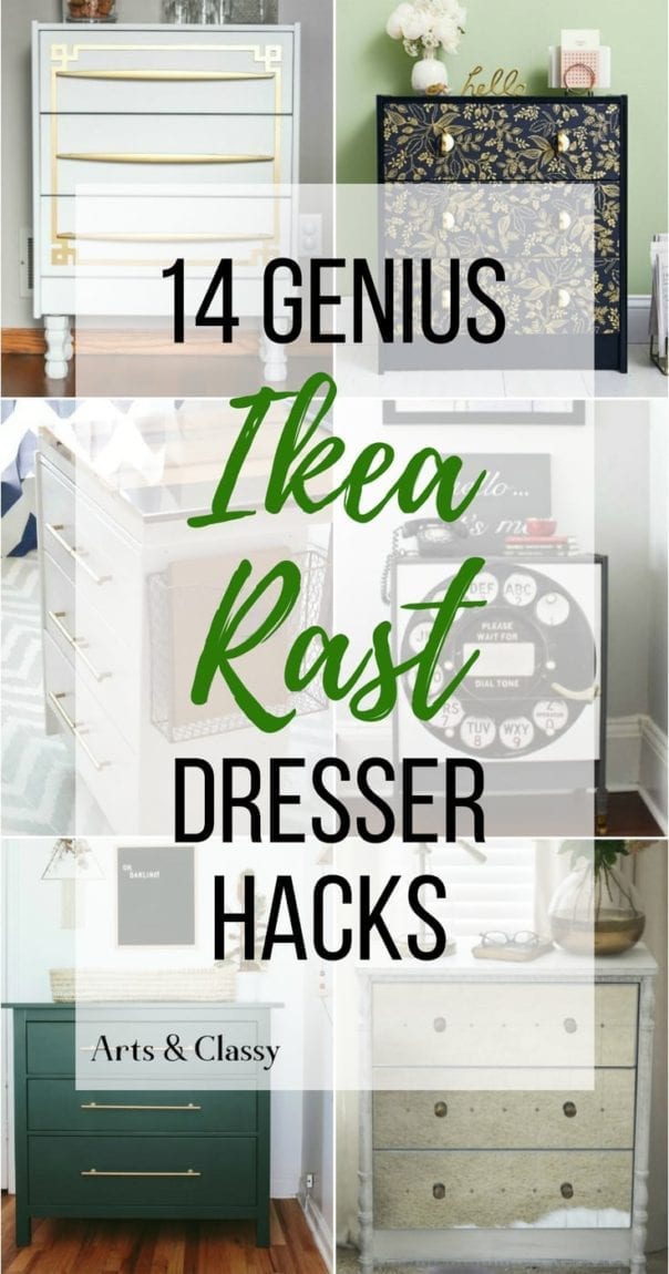 Get ready for some serious DIY furniture inspiration with these 14 Ikea Rast hacks. Grab an inexpensive wooden dresser and give it a complete makeover with paint and new hardware. These creative Ikea Rast transformations will blow you away!