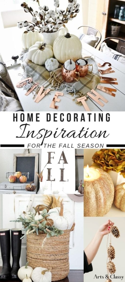 It's that time of year again! Time to start thinking about decorating your home for the fall season. Here are 22 of my favorite ideas for home decorating that will give your home a warm and cozy feeling. 