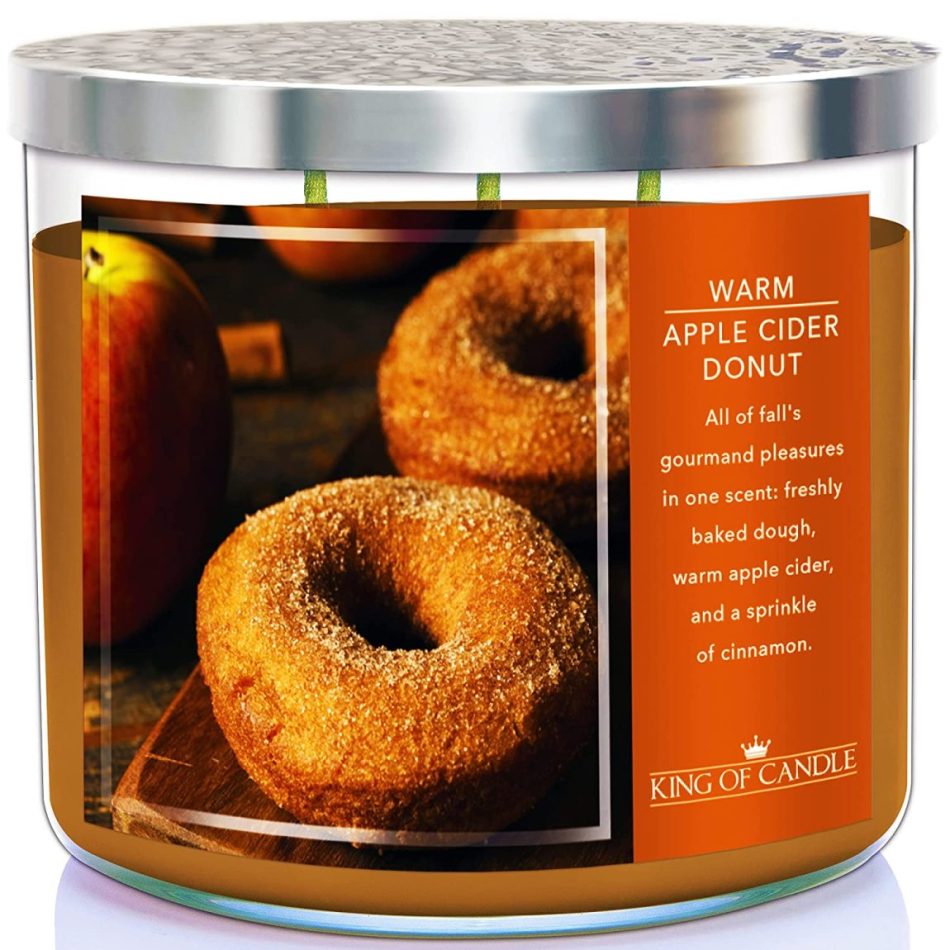 Warm Apple Cider Donut + Cinnamon Sugar