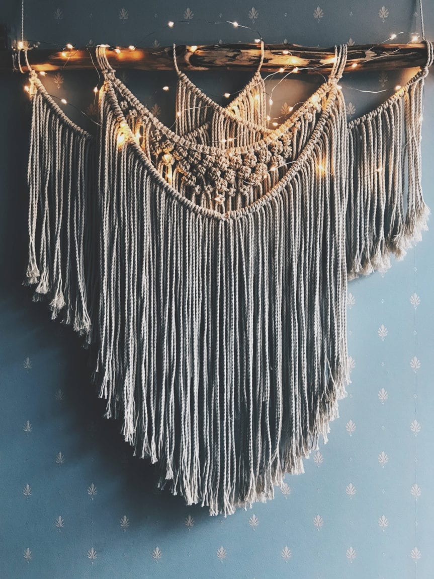 34 of The Best Macrame Hanging & Textile Art Ideas on Any Budget