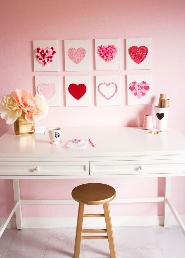 Valentine's Day Decor On a Budget + Free Printables