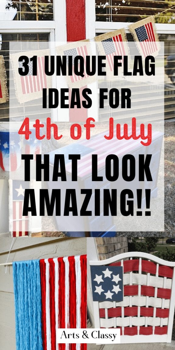 Creative Ideas for 4th of July Decorations DIY Projects - 4th of july decorations | 4th of july decorations diy | 4th of july decorations outdoor | diy | diy home decor | fourth of july | patriotic | America | USA | USA decor | American Flags #4thofjuly #july4th #independenceday