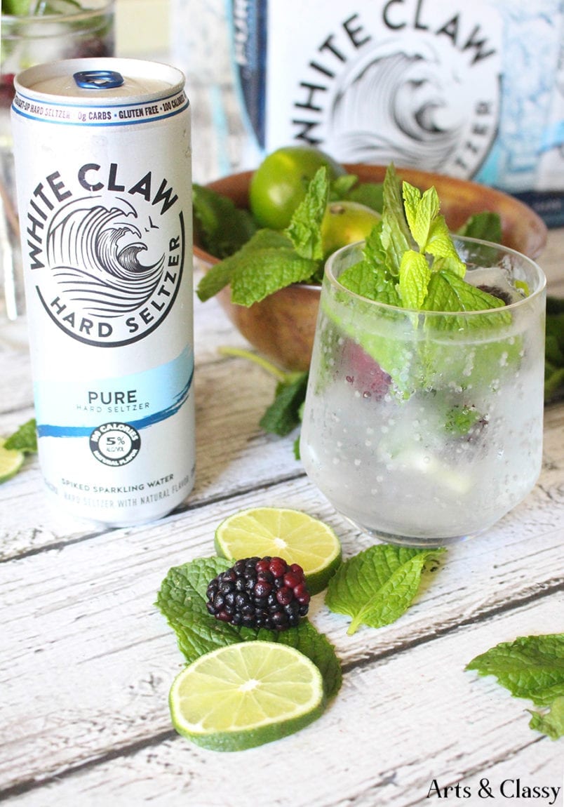 White Claw Cocktail Recipe While Packing for a Move