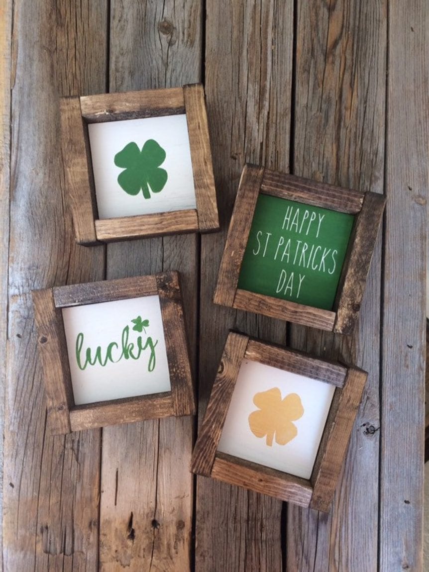 Check out these amazing St. Patricks day decor ideas for your home! You can decorate your home on even the smallest of budgets. 
