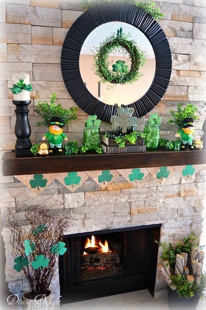 Check out these amazing St. Patricks Day Decor Ideas for your home! You can decorate your home on even the smallest of budgets. 