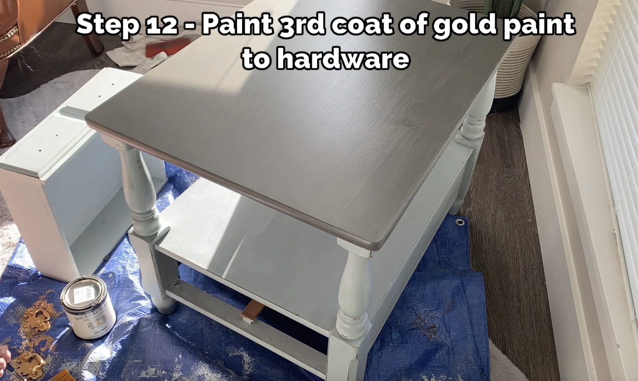 Farmhouse Painted Wood Side Table Tutorial Arts and Classy