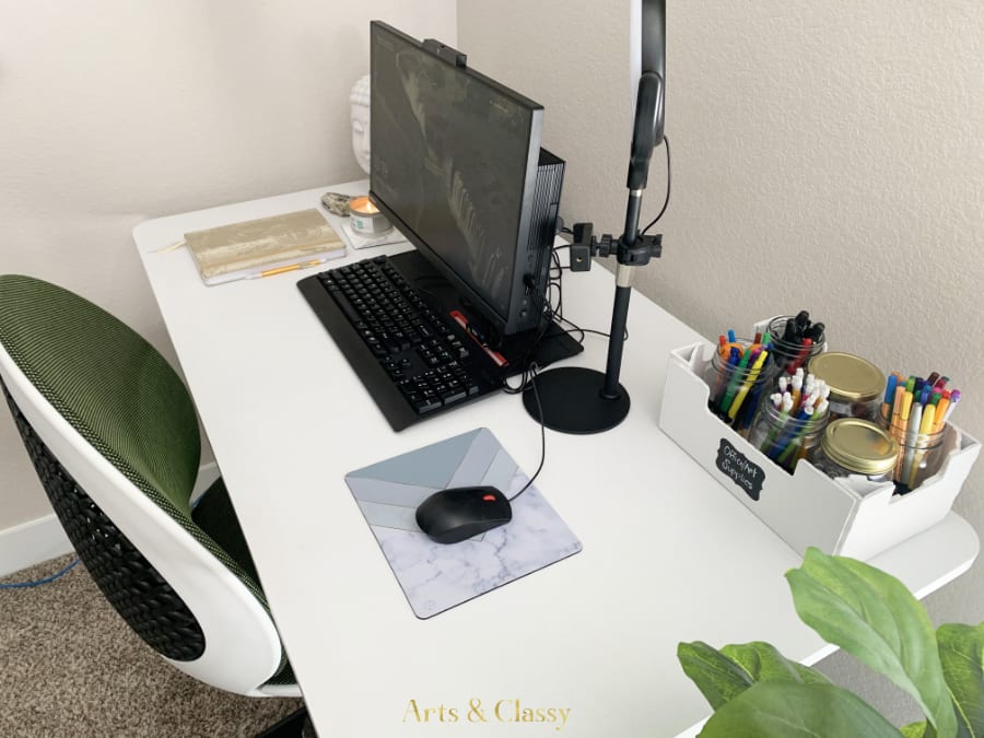 My Work From Home Office in the Bedroom Evolution and Makeover