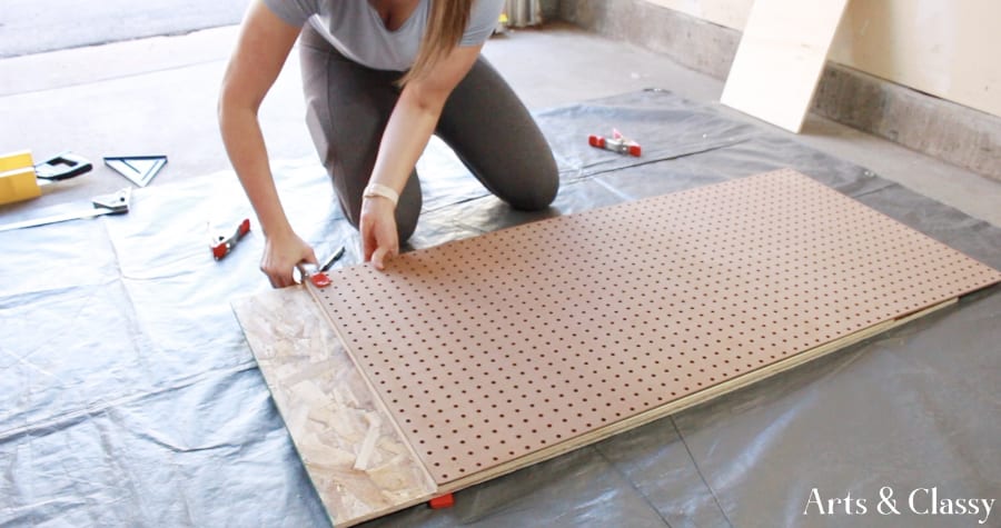 PDIY Pegboard Entryway Project - Pegboard guide