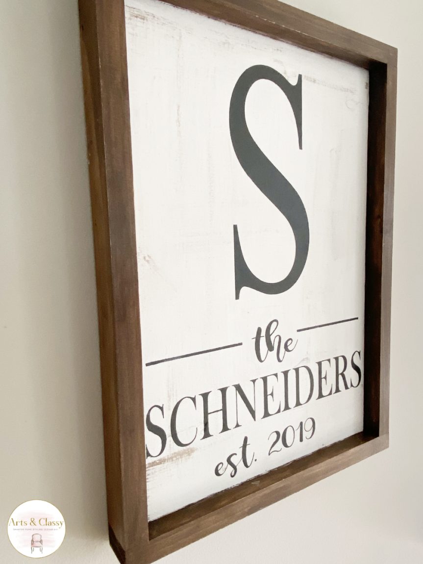 How to Make Artwork with an Easy-To-Make Gallery Sign