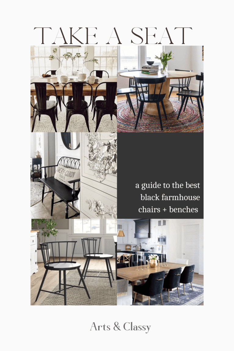 Take a Seat - A Guide to the Best Black Farmhouse Chairs. Black farmhouse chairs can add a modern touch to any room. In this round-up guide we are reviewing the best options in black farmhouse chairs for sale online. 
