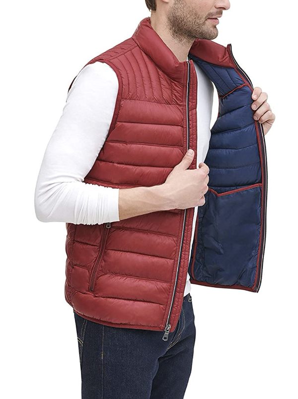 This puffer vest is perfect from a fit standpoint and overall design. It will keep him warm and stylish during the cooler months. 