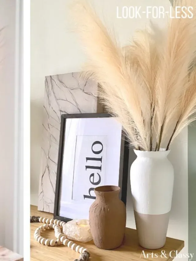 DIY Neutral Designer Vase Tutorial