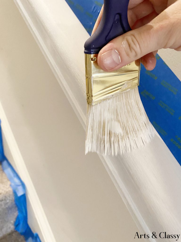 Incredible DIY Upgrade How to Easily Paint Your Stair Railing and