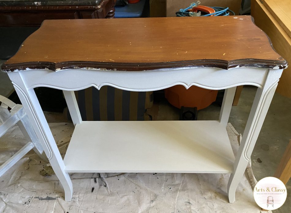 Restoring A Thrifted Farmhouse Sofa Table