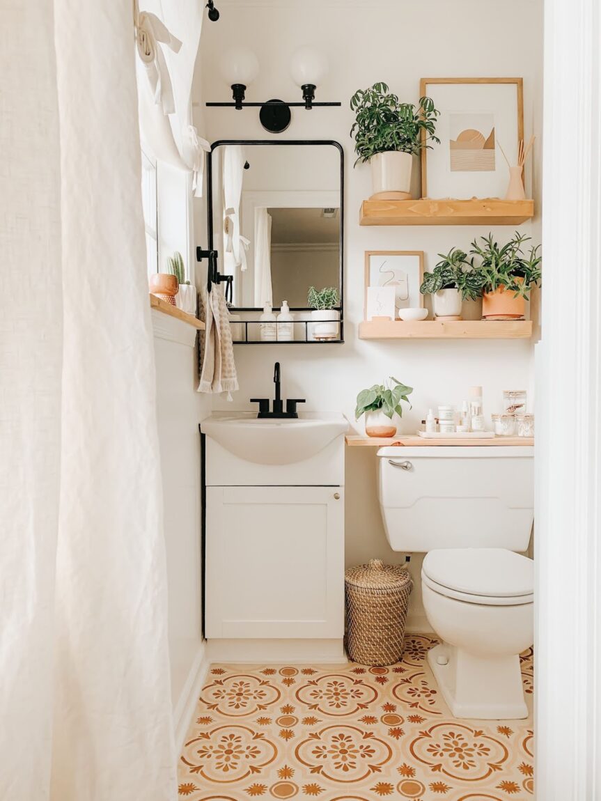 15 Boho-Style Bathroom Decor Ideas to Copy