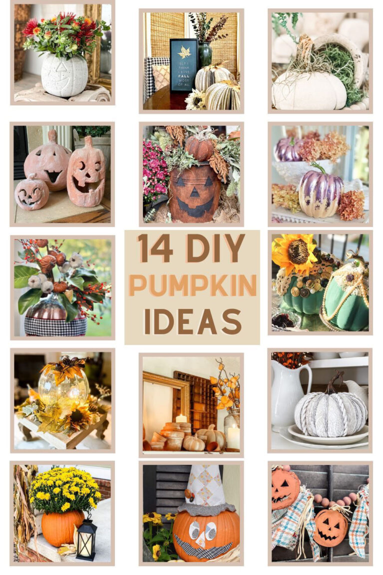 14 DIY Pumpkin Ideas Blog Hop