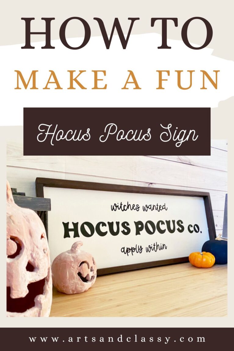 How To Make A Fun Hocus Pocus Sign