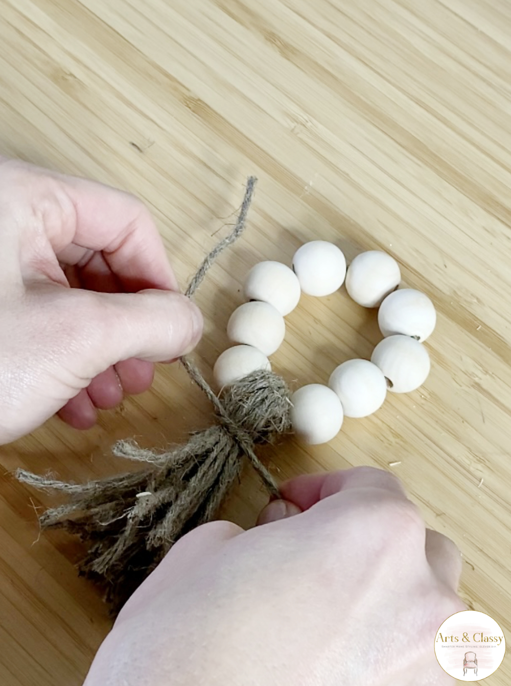 Incredibly Useful & Fun Tutorial How To Make Perfect Wood Bead Napkin