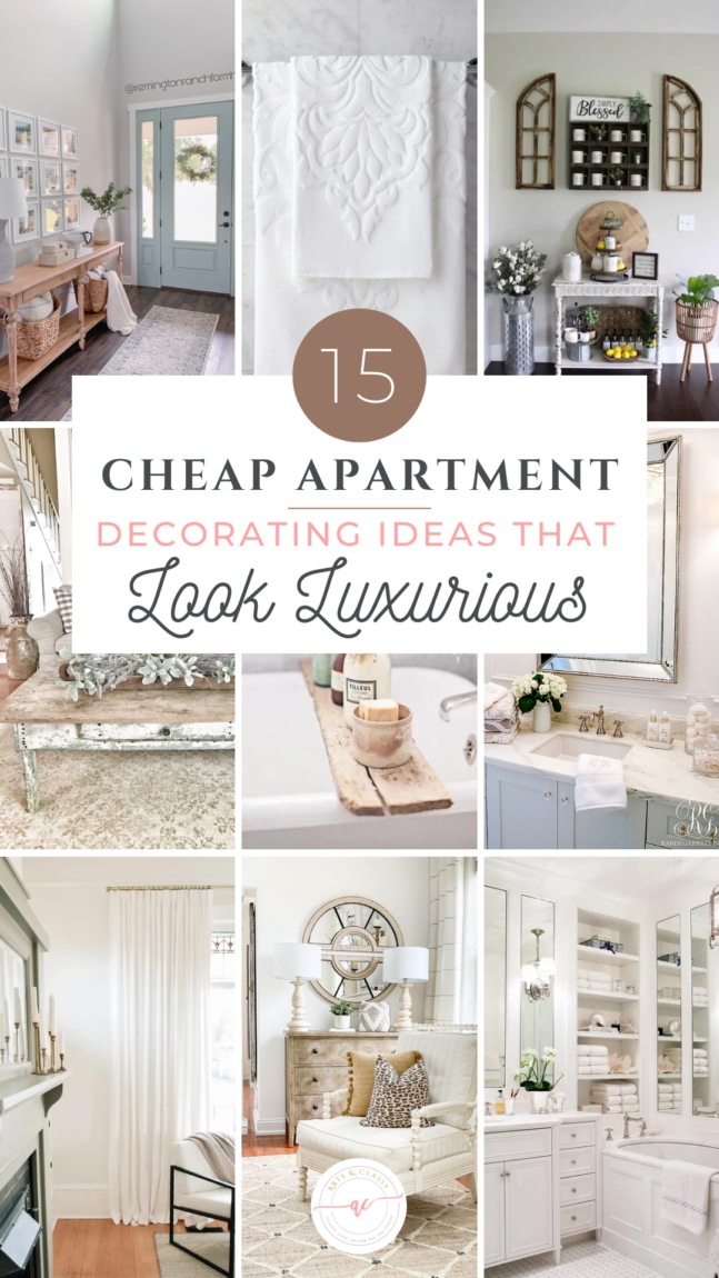 If you're apartment decorating on a budget, there are a few key ways to make your space look luxurious without spending a lot of money. F