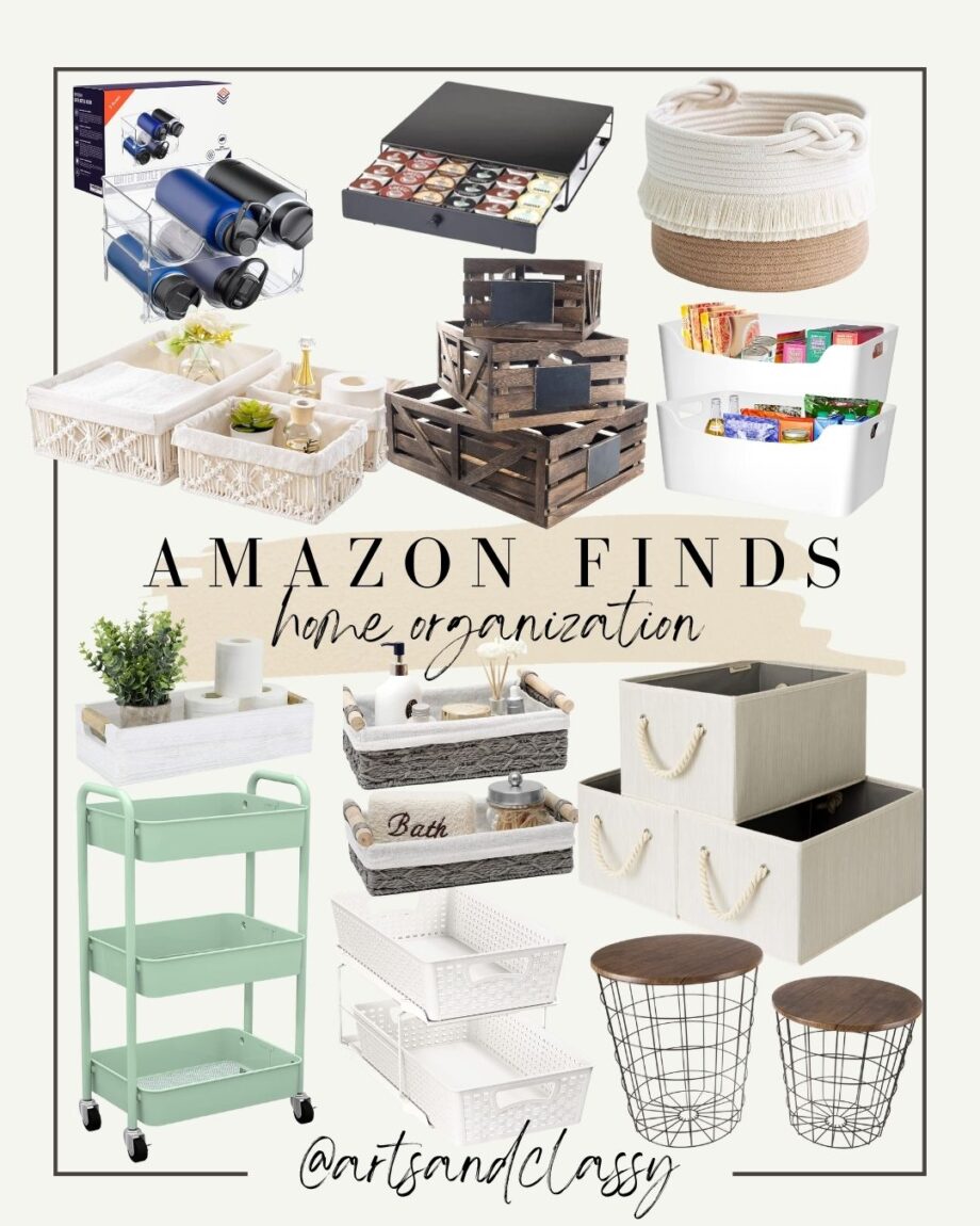Amazon finds - home organization on a budget