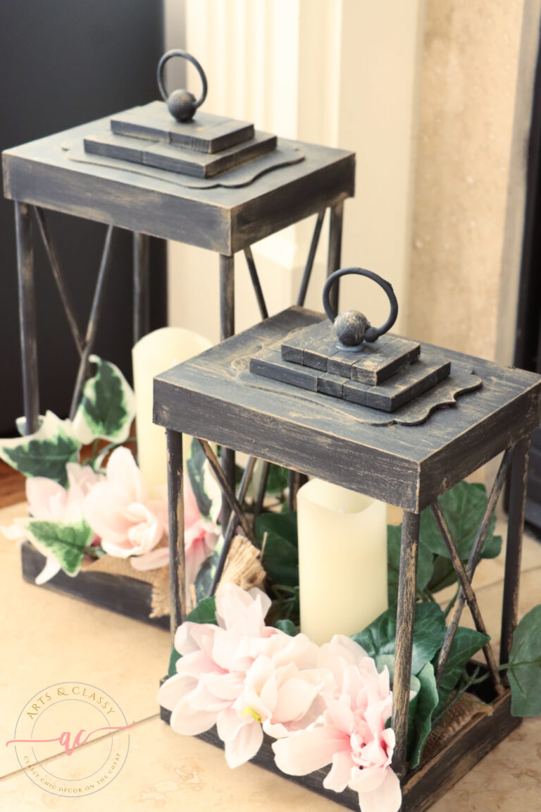 Easy DIY Dollar Tree Lantern 7 Steps To Create A Farmhouse Twist