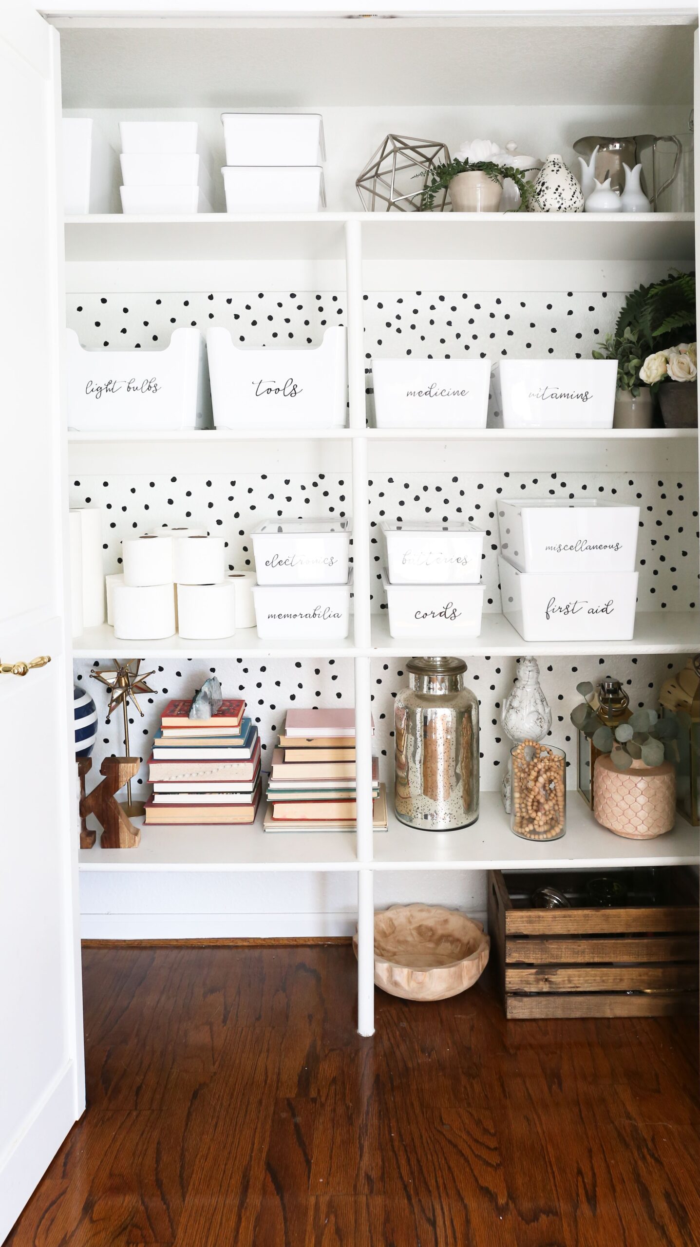 Organized Paint Storage Closet Ideas - Bless'er House