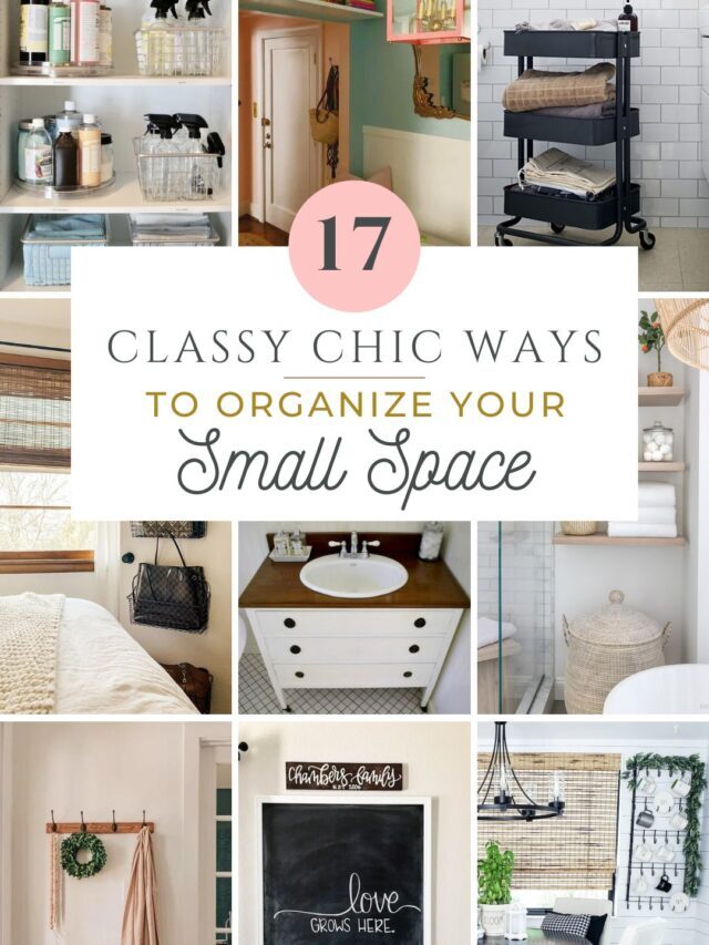 17 Home Organization Ideas: For Small Spaces