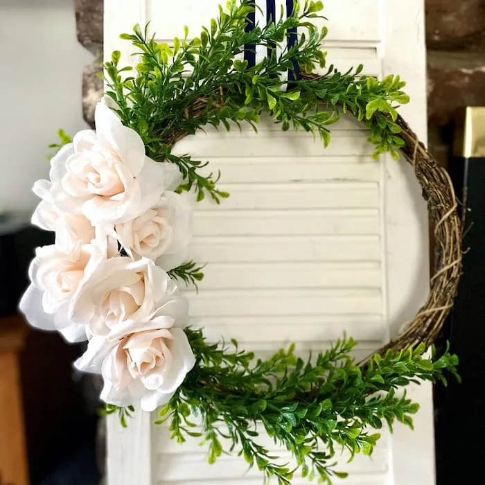 dollar tree spring wreath