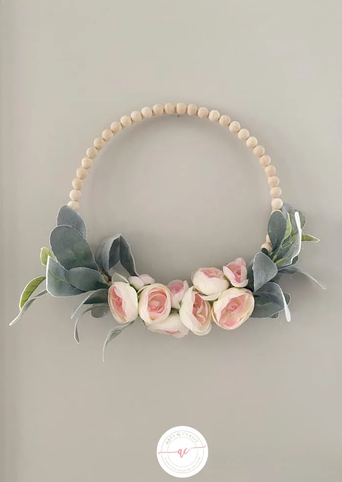  Spring Beaded Wreath