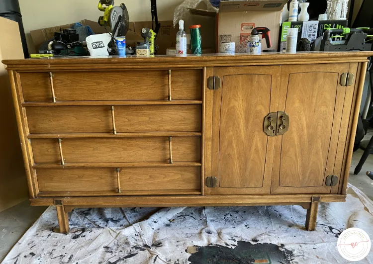Transform-an-inherited-buffet-before-and-after-into-a-gorgeous-vintage-piece-before