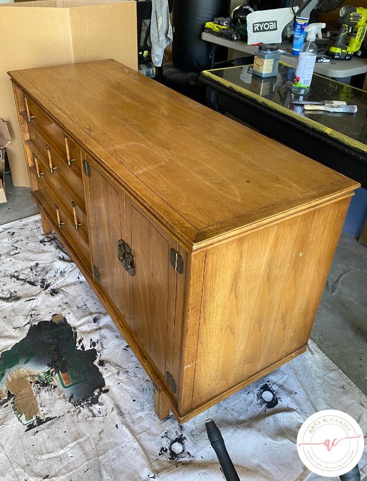 Transform-an-inherited-buffet-before-and-after-into-a-gorgeous-vintage-piece-before