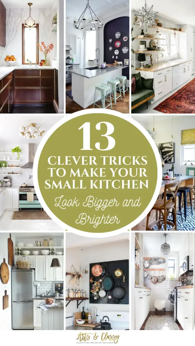 13 Clever Tricks to Make Your Small Kitchen Look Bigger