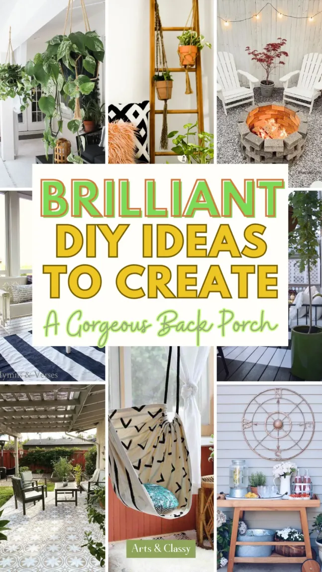 Looking for some DIY back porch ideas? Check out our latest blog post featuring 15 beautiful and budget-friendly projects that will transform your outdoor space into a relaxing retreat.