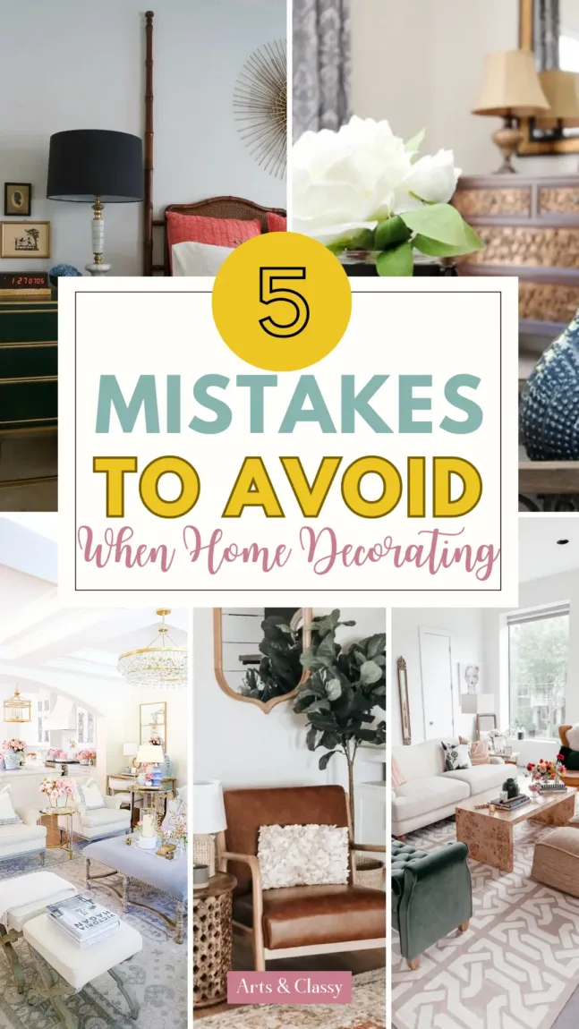 Home decor mistakes can make a space feel outdated and dingy. Learn how to avoid these common design mistakes to keep your space fresh and new.