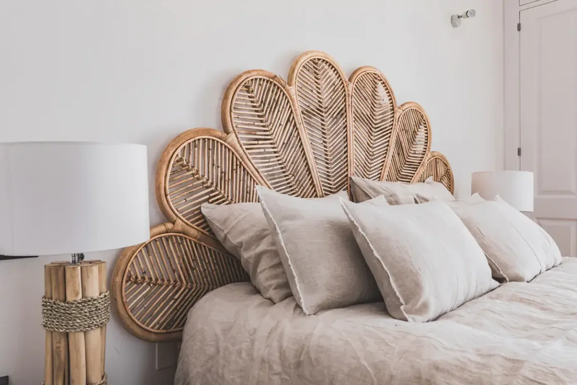 Add Bohemian Decor On A Budget To Your Home - Bamboo Headboard