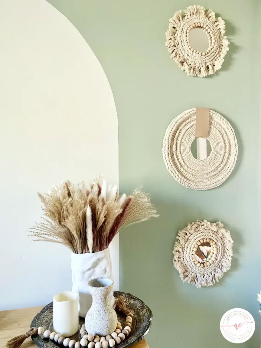 Are you looking to give your home a boho-inspired makeover without breaking the bank? Look no further than this dollar store mirror DIY! The After