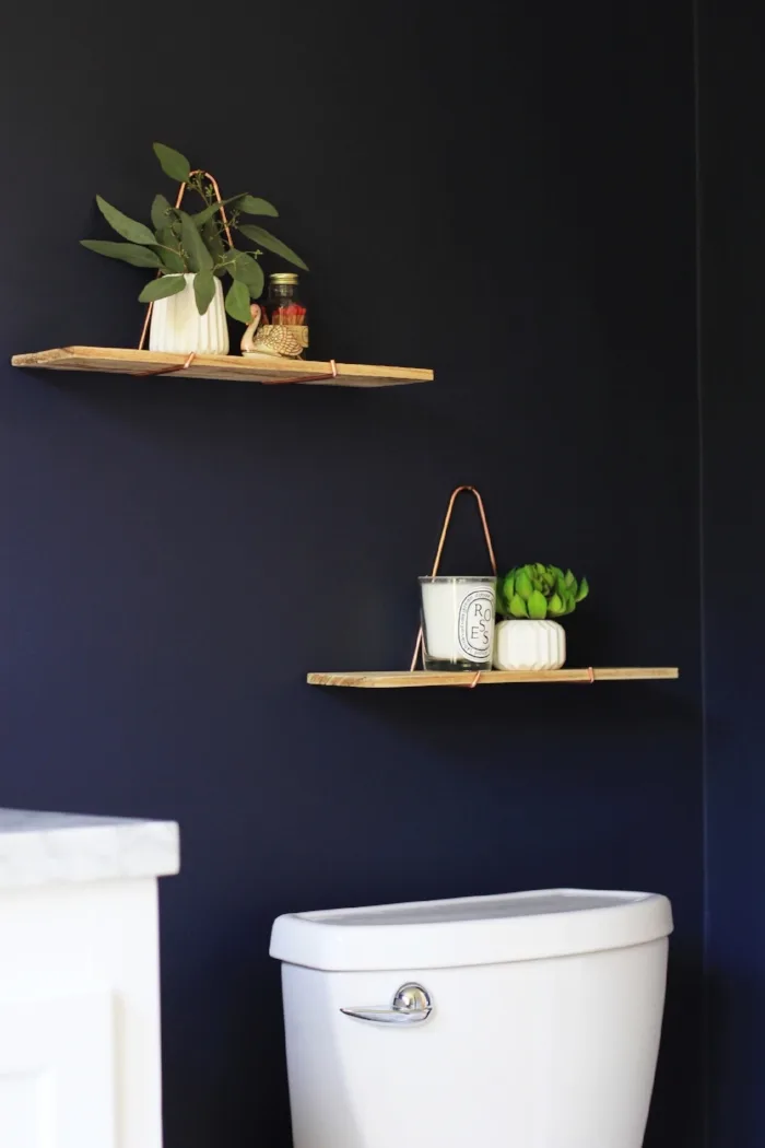 8 Essential Tips for Decorating a Navy Blue Bathroom on a Tight Budget - Inspiration From The Pastiche