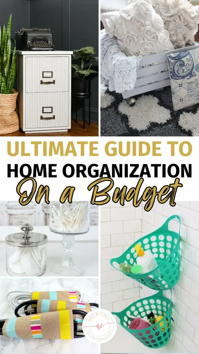 Are you tired of tripping over toys and feeling overwhelmed by clutter? It's a common struggle among American households, with the average home containing over 300,000 items. Don't let the chaos drag you down - our ultimate guide to home organization on a budget is here to provide practical solutions and clever DIY ideas. Make sure you are following Arts & Classy for more home organization and decor hacks!