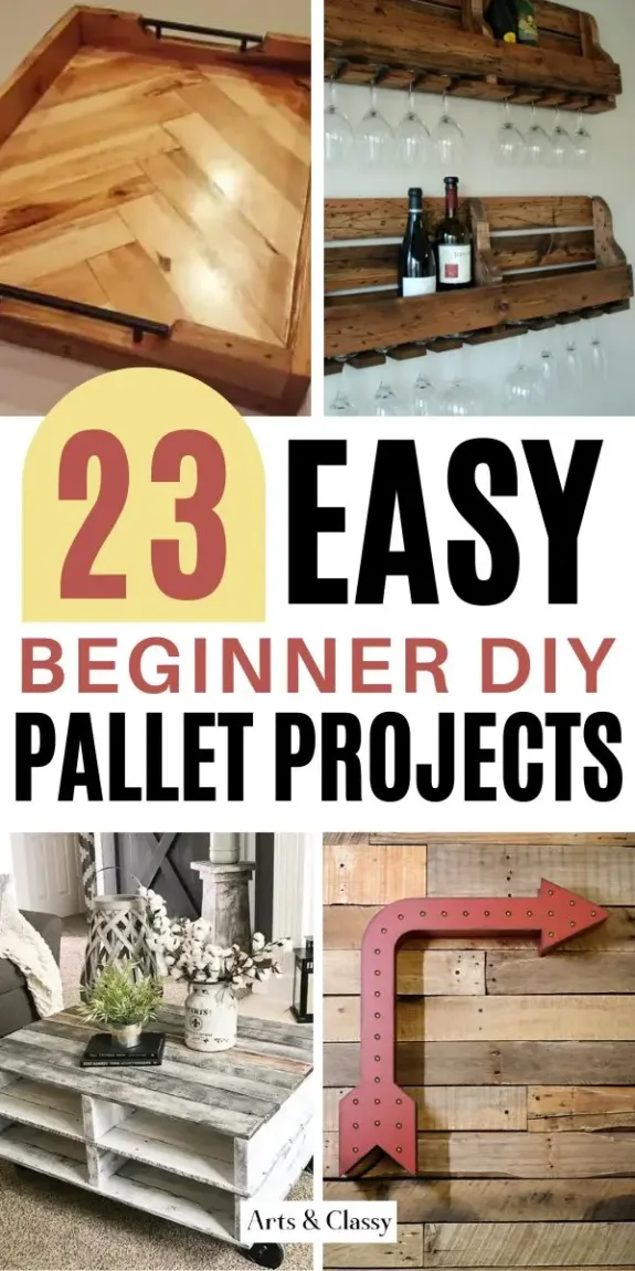 23 Easy Beginner DIY Pallet Projects for Home Decor